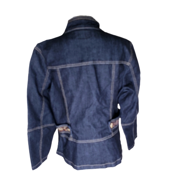 Ashley Stewart Denim Jean Jacket Womens Size 12W - Picture 2 of 6